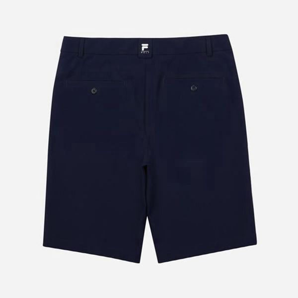 Fila Golf Half Zip Men's Shorts - Navy,NZ 869-23418